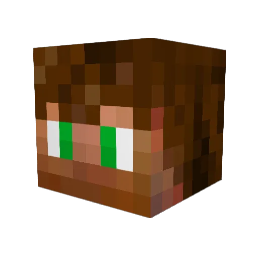 Munchkin623 Minecraft avatar head, 3D render