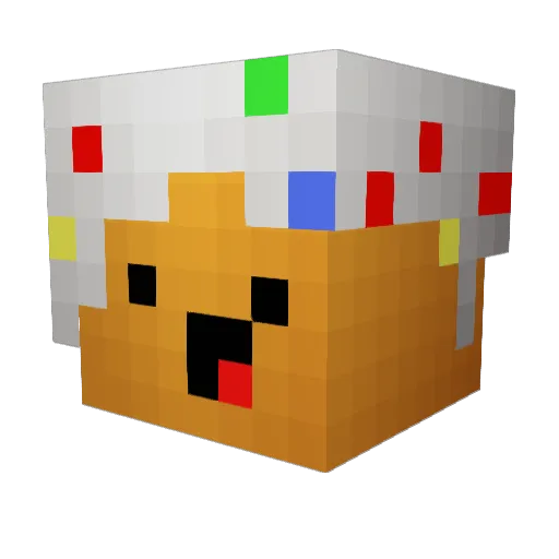 Munchkins26 Minecraft avatar head, 3D render