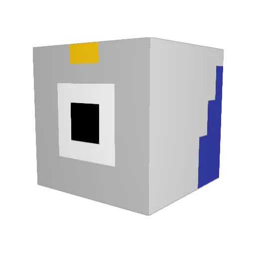 Munchungus Minecraft avatar head, 3D render