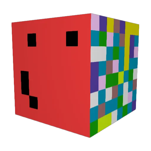MunciiEZ Minecraft avatar head, 3D render