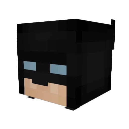 Munckhm Minecraft avatar head, 3D render