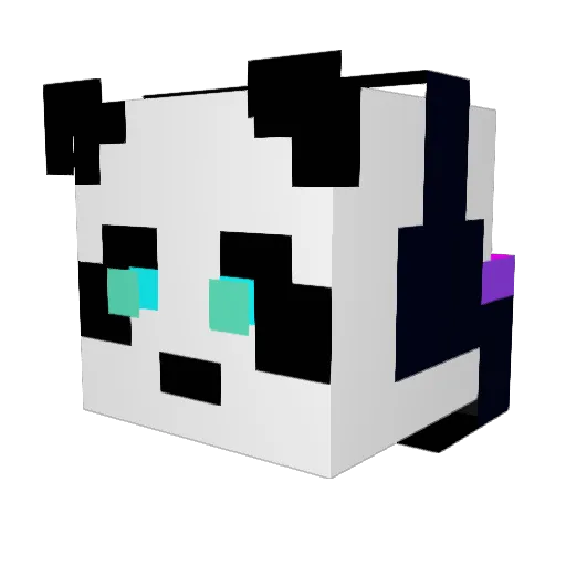 Mundkowsky Minecraft avatar head, 3D render
