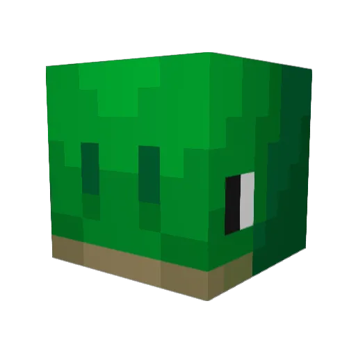Munefiel Minecraft avatar head, 3D render