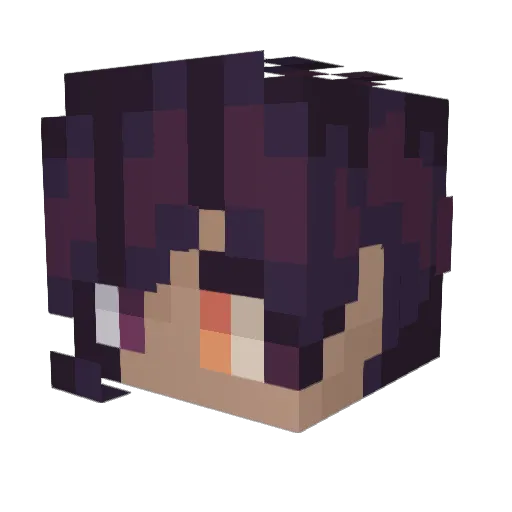 Mung_Bear Minecraft avatar head, 3D render