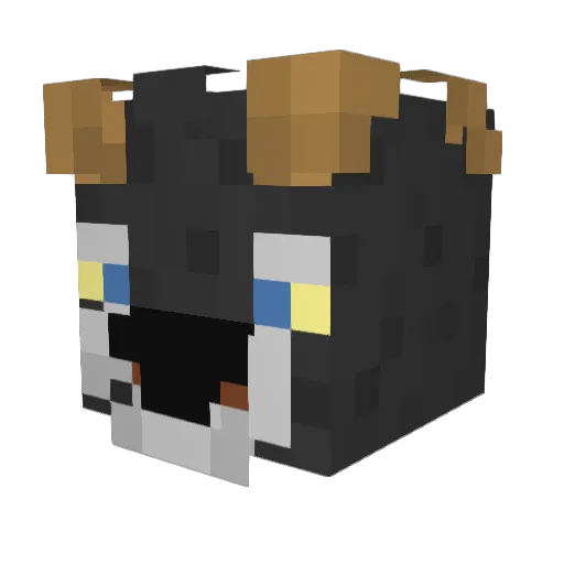 Mungii50 Minecraft avatar head, 3D render