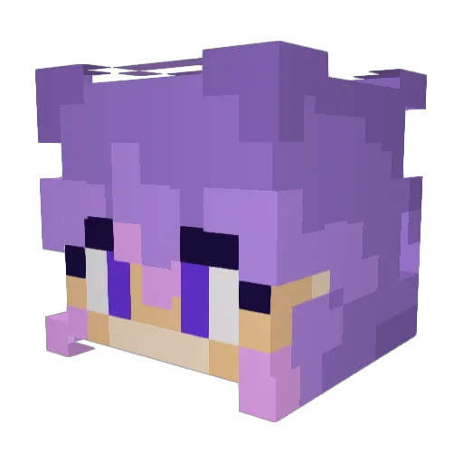 MungiuGoose Minecraft avatar head, 3D render