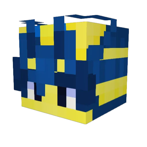MuniHode69 Minecraft avatar head, 3D render