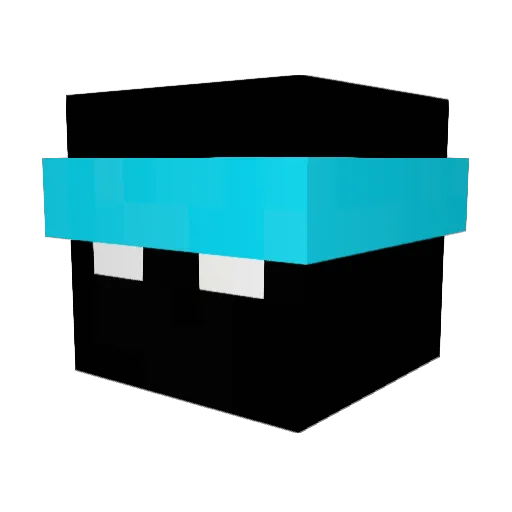 Munken_Munk Minecraft avatar head, 3D render