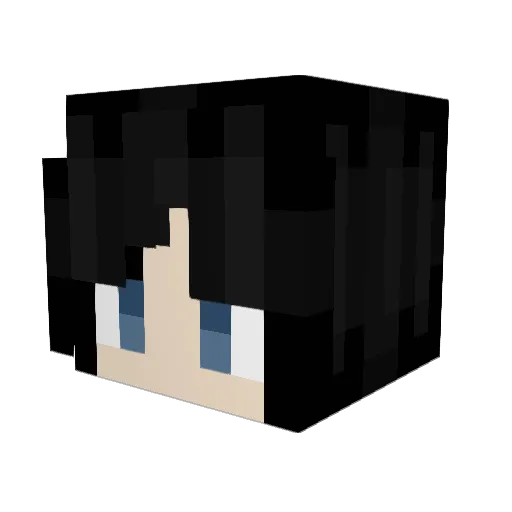 Munky404 Minecraft avatar head, 3D render