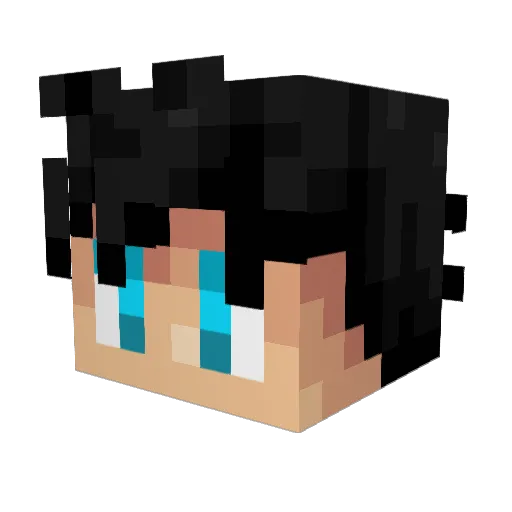 Munneb78613 Minecraft avatar head, 3D render