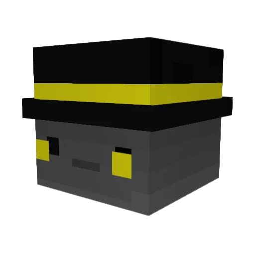 Munnjee Minecraft avatar head, 3D render
