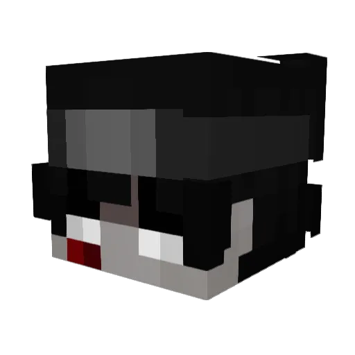 Mup20 Minecraft avatar head, 3D render