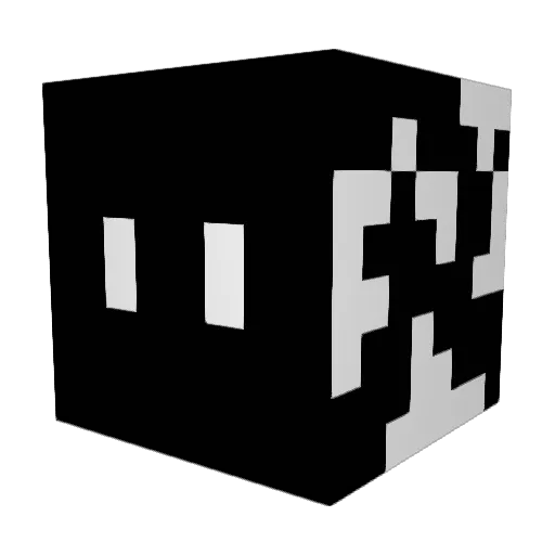 Muparadzi13 Minecraft avatar head, 3D render