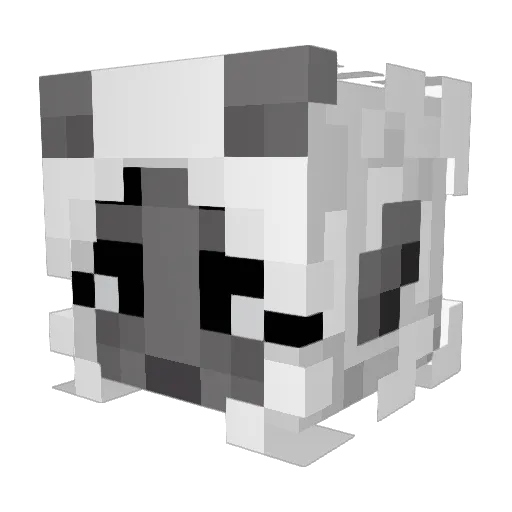 Muppetmachine Minecraft avatar head, 3D render