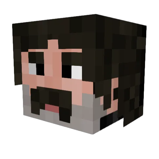Muqamk11 Minecraft avatar head, 3D render