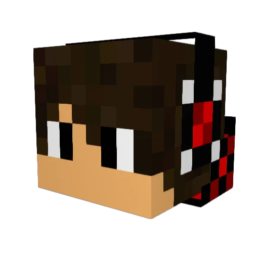 Mur912 Minecraft avatar head, 3D render