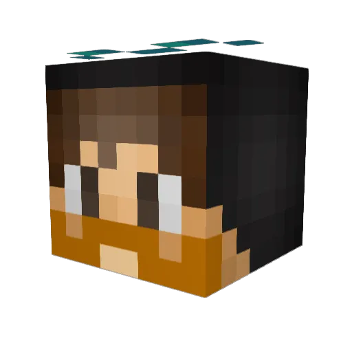 MurDogCraft Minecraft avatar head, 3D render