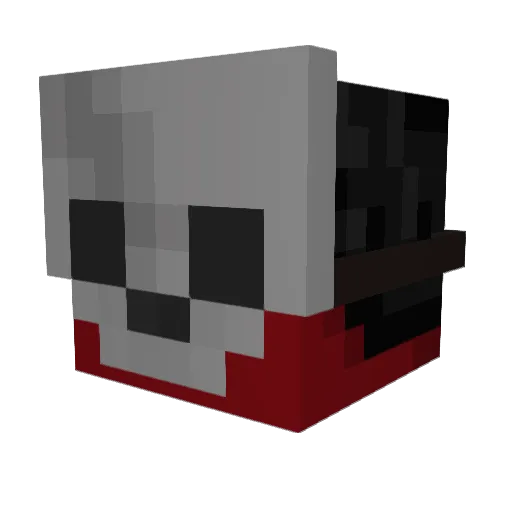 MurMoth Minecraft avatar head, 3D render