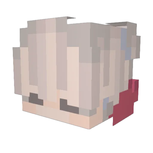 Mur_OG Minecraft avatar head, 3D render