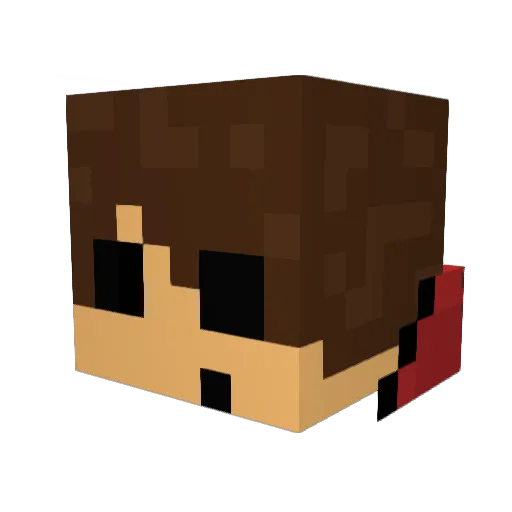 Muramasa905 Minecraft avatar head, 3D render