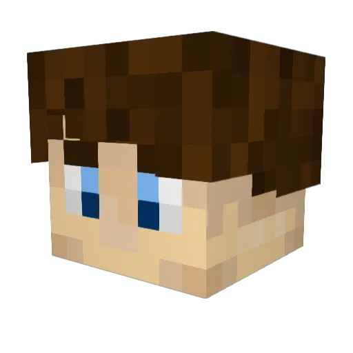 Murambik Minecraft avatar head, 3D render