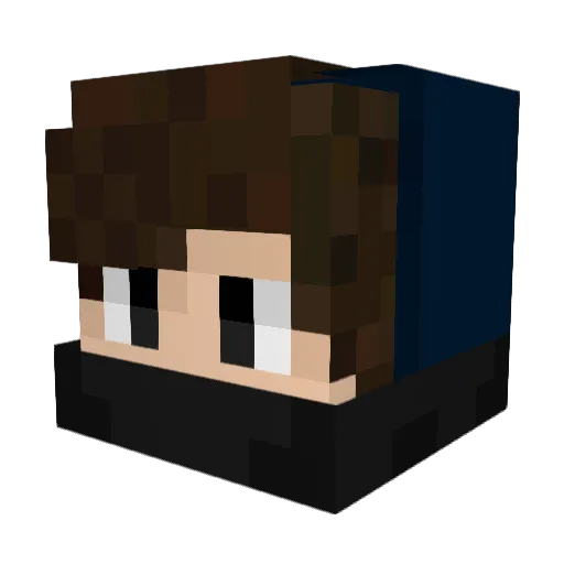 MuratcanBYRKTR Minecraft avatar head, 3D render