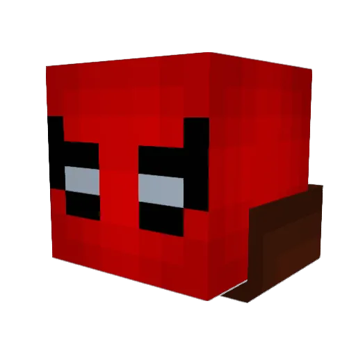 MurcielagoIX Minecraft avatar head, 3D render