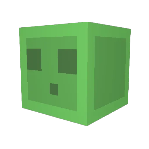 Murdd0c Minecraft avatar head, 3D render
