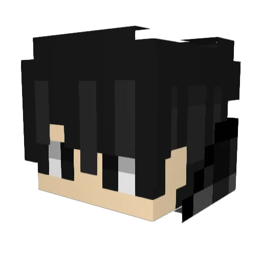 Murder213 Minecraft avatar head, 3D render