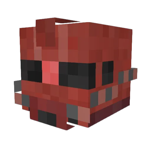 MurderCards Minecraft avatar head, 3D render