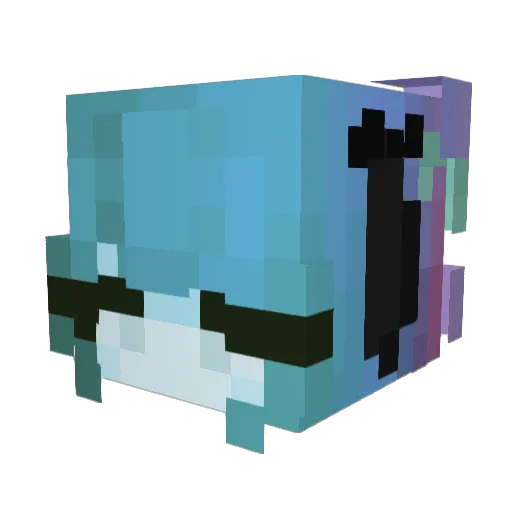 MurderYouDead Minecraft avatar head, 3D render