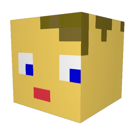 Murder_Goose Minecraft avatar head, 3D render