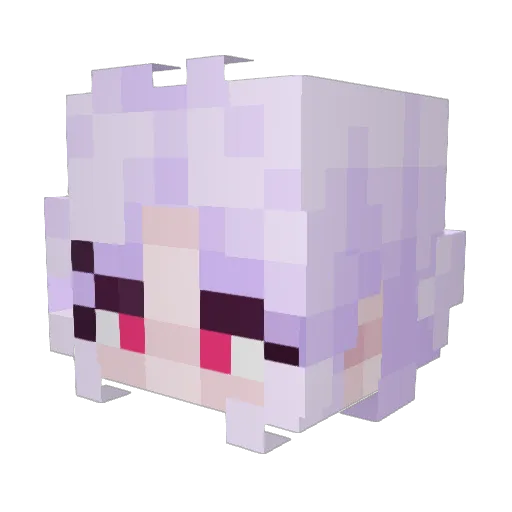 Murder_Pierro Minecraft avatar head, 3D render