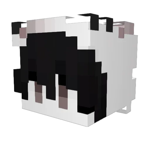 Murdere Minecraft avatar head, 3D render