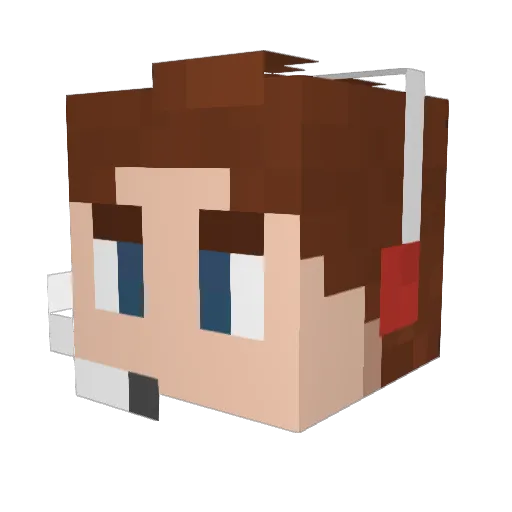 MurdererOfZeus Minecraft avatar head, 3D render