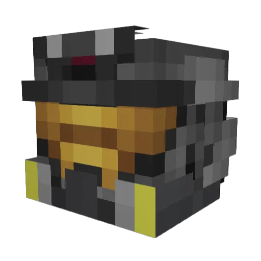 MurderousIntent1 Minecraft avatar head, 3D render