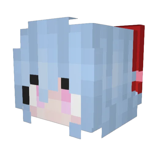 Murdersans4416 Minecraft avatar head, 3D render