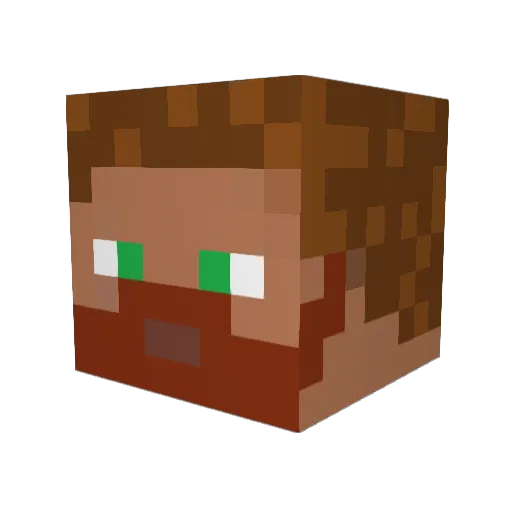 Murderuss_ Minecraft avatar head, 3D render