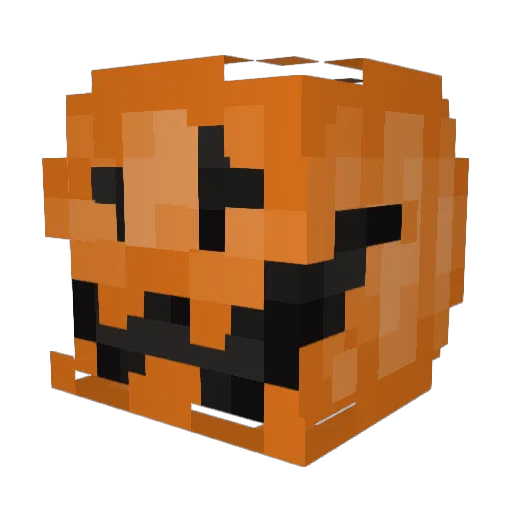 Murdles Minecraft avatar head, 3D render