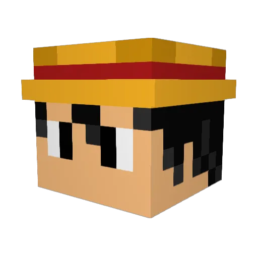 MurdockSP Minecraft avatar head, 3D render