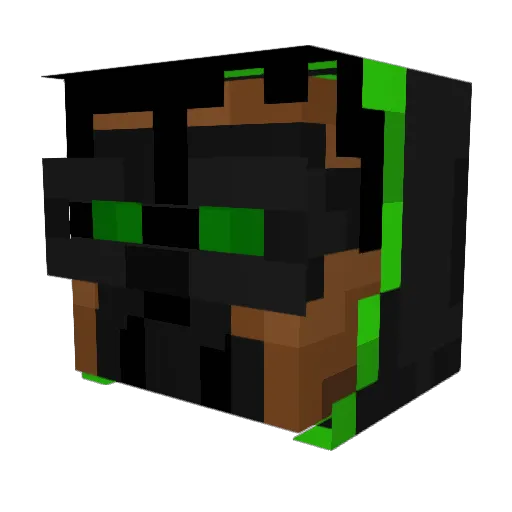 Murdox8 Minecraft avatar head, 3D render