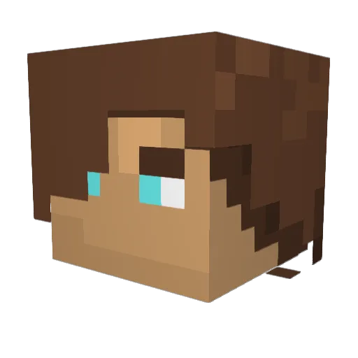 Murf_Ttv Minecraft avatar head, 3D render
