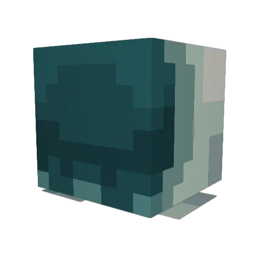 Murgur Minecraft avatar head, 3D render