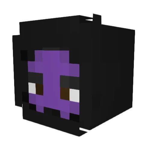 Muri22 Minecraft avatar head, 3D render