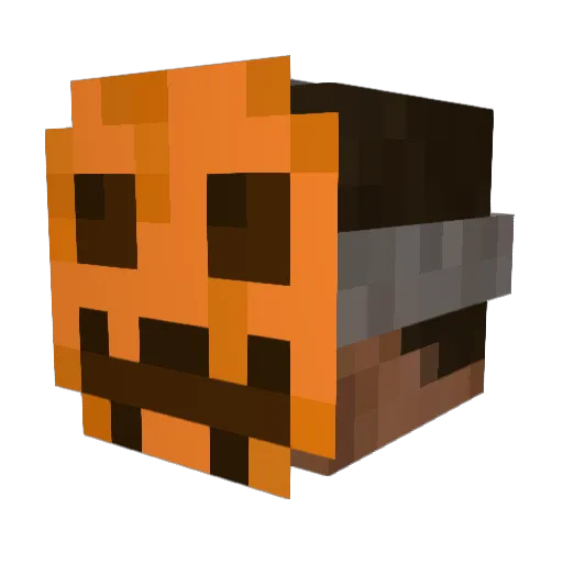 Muribbeiro Minecraft avatar head, 3D render