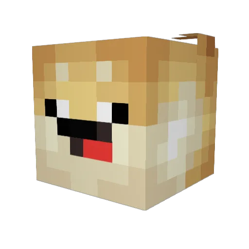 Muril007 Minecraft avatar head, 3D render