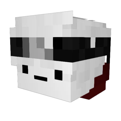 MurilinHN Minecraft avatar head, 3D render