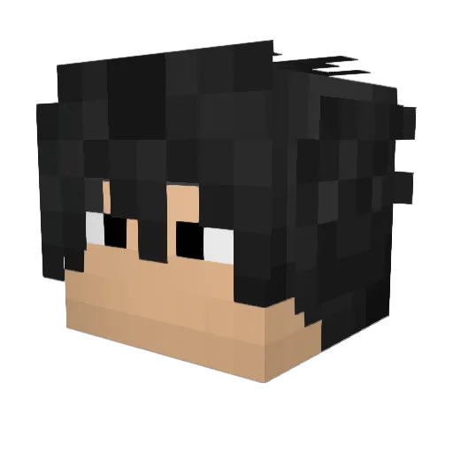 MuriloAgostinho Minecraft avatar head, 3D render