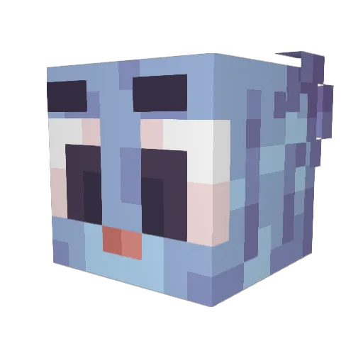 MuriloWorld Minecraft avatar head, 3D render
