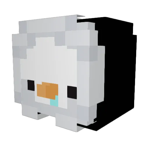 Muriloow__ Minecraft avatar head, 3D render